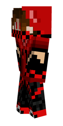 Black skin: body, left side render