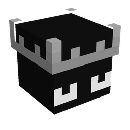 Black skin: head render