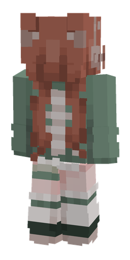 Gray skin: body, back render