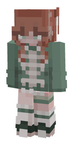 Gray skin: body, front render