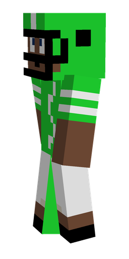 Black skin: body, left side render