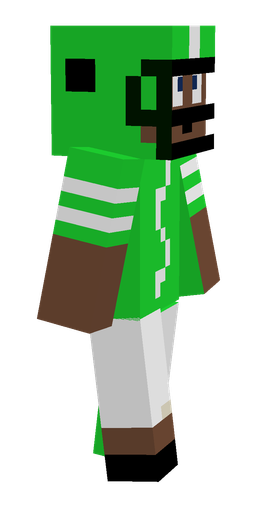 Black skin: body, right side render