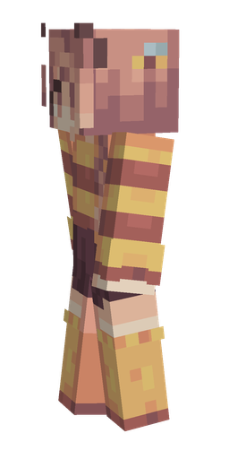 Orange skin: body, left side render