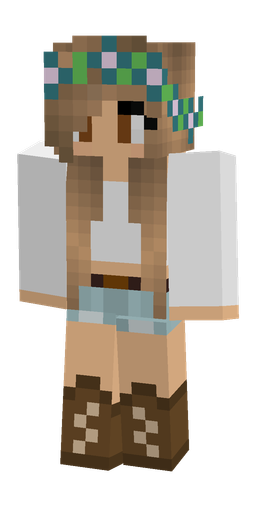Brown skin: body, front render