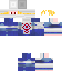 Blue skin: raw texture render