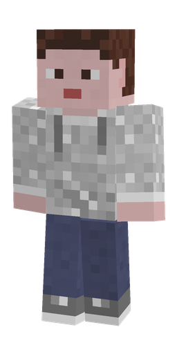 Blue skin: body, front render