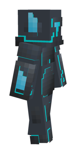 Black skin: body, right side render
