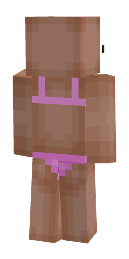Orange skin: body, back render