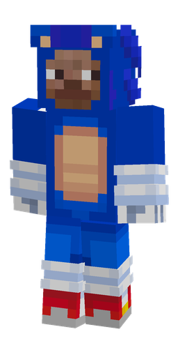 Blue skin: body, front render