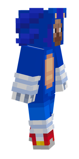Blue skin: body, right side render