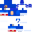 Blue skin: raw texture render