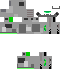 Classic skin: raw texture render