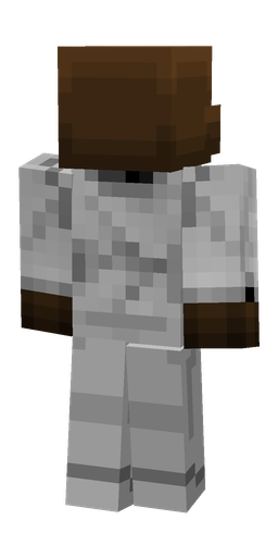 Brown skin: body, back render
