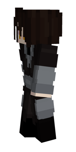 Black skin: body, left side render