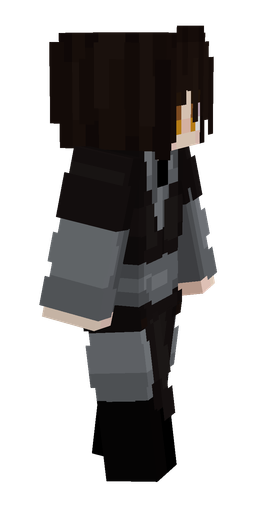 Black skin: body, right side render