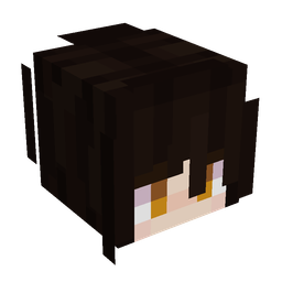 Black skin: head render
