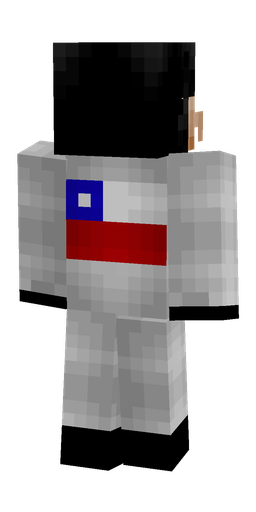 Black skin: body, back render