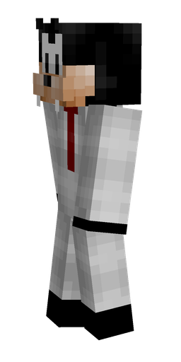 Black skin: body, left side render