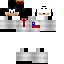 Black skin: raw texture render
