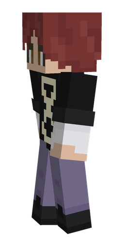 Black skin: body, left side render