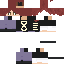 Black skin: raw texture render