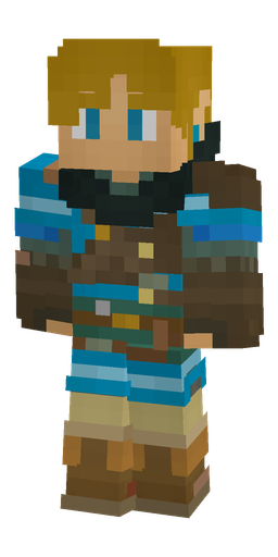 Blue skin: body, front render