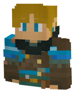 Blue skin: bust render