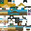Blue skin: raw texture render