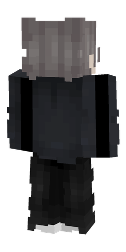 Black skin: body, back render