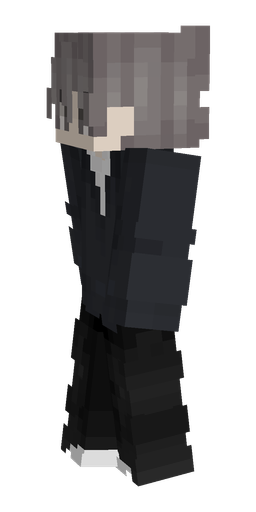 Black skin: body, left side render