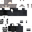 Black skin: raw texture render