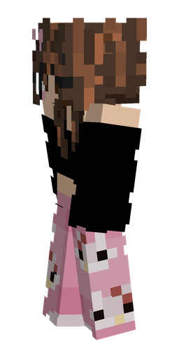 Black skin: body, left side render