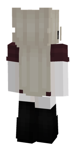 Black skin: body, back render