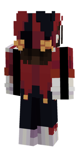 Black skin: body, back render