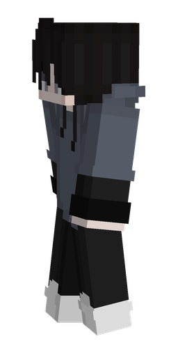 Black skin: body, left side render
