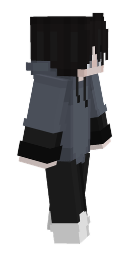 Black skin: body, right side render
