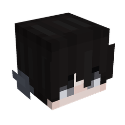 Black skin: head render