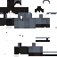 Black skin: raw texture render