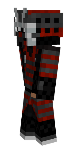 Black skin: body, left side render