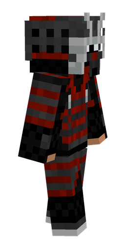 Black skin: body, right side render