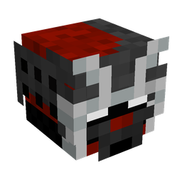Black skin: head render