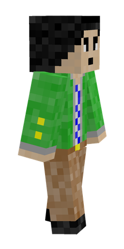 Black skin: body, right side render