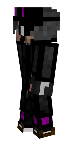 Black skin: body, left side render