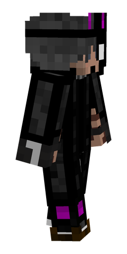 Black skin: body, right side render