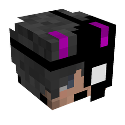 Black skin: head render