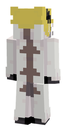 Pink skin: body, back render
