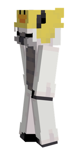 Pink skin: body, left side render