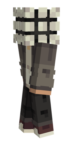 Black skin: body, left side render