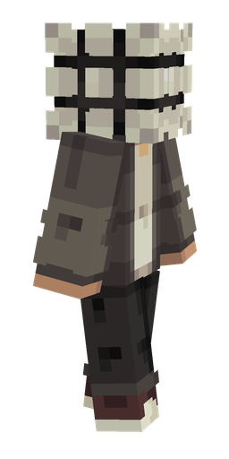 Black skin: body, right side render
