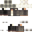 Black skin: raw texture render